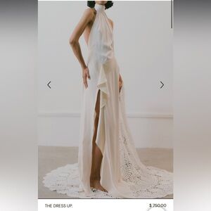 Revolve Casona La Emperifolla Dress in Off White